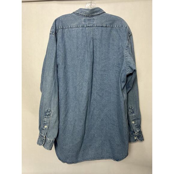 Polo by Ralph Lauren Blue Casual Button Down Shirt - Picture 5 of 8